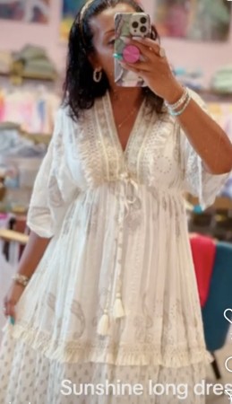 Queen dress bomull