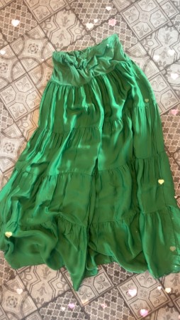 Silke satin skirt